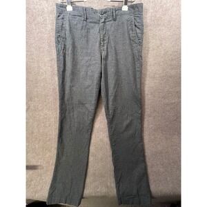 J. Crew 770 Straight Stretch Chinos Pants Heather Gray Mens W34 L34